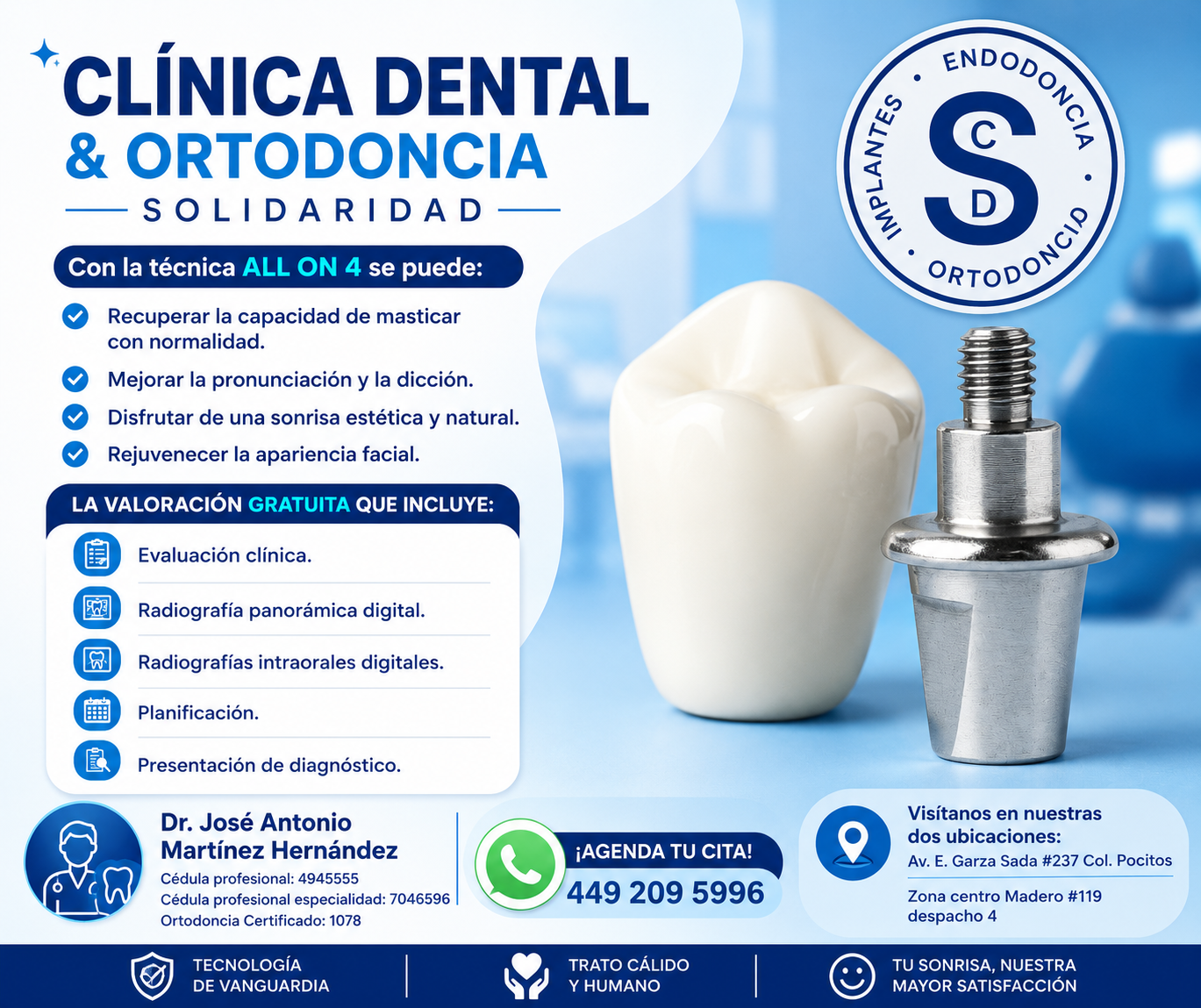 Implantes dentales en Aguascalientes