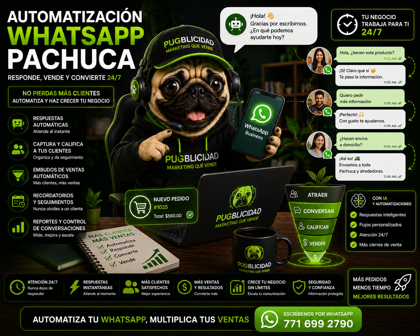 automatizacion whatsapp pachuca