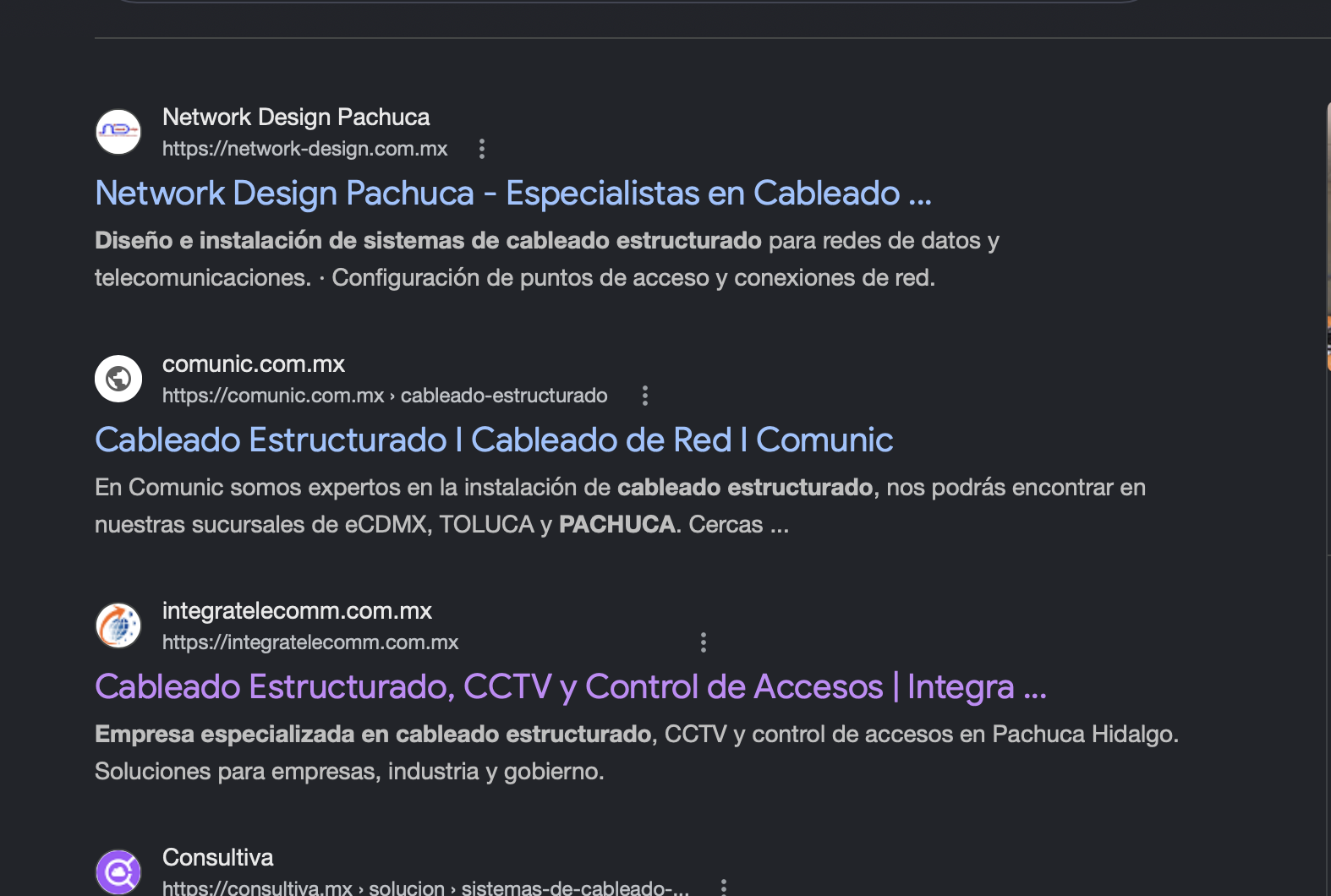 Resultado SEO Integra